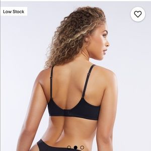 Savage Fenty Unlined Black Bra